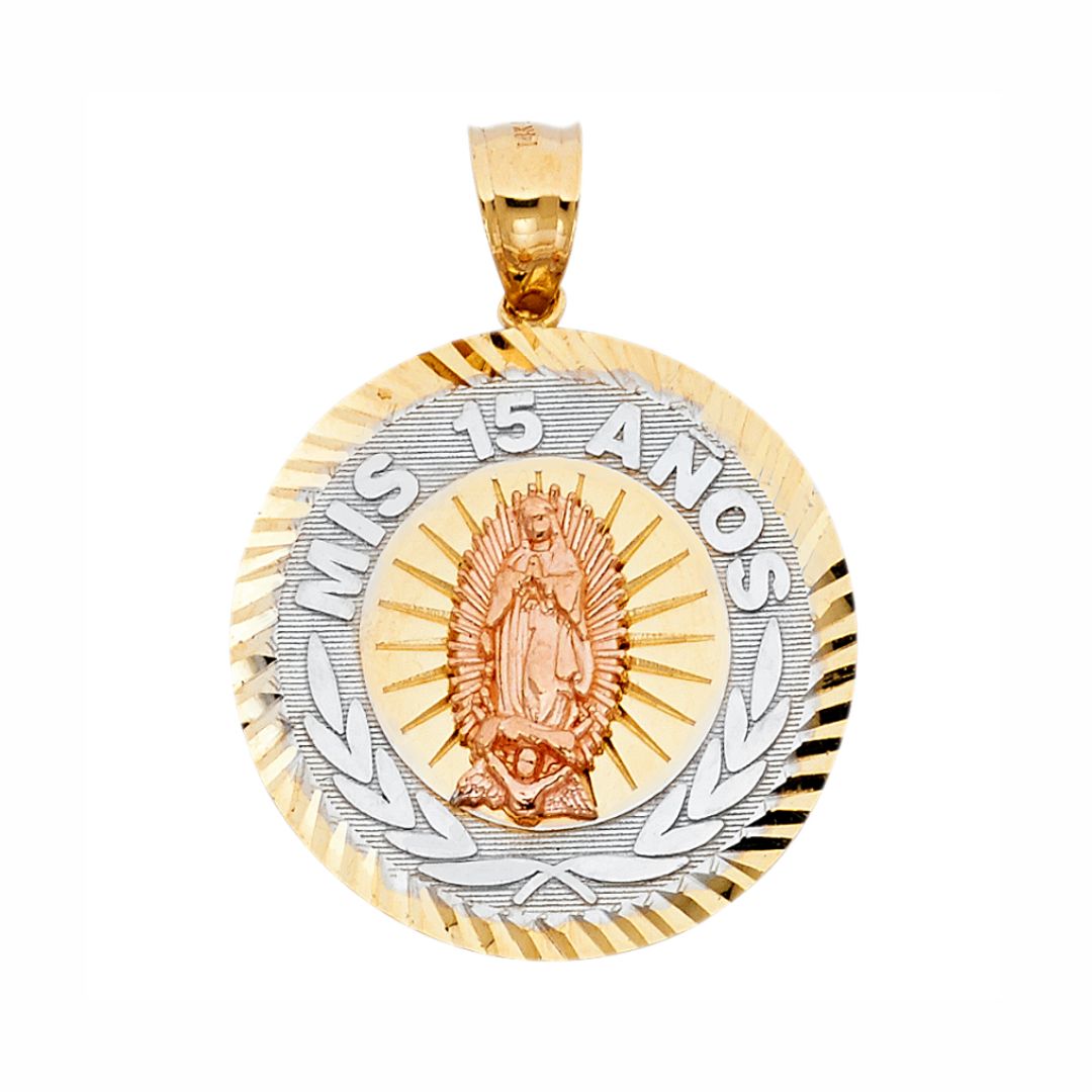 Virgen 15 14k pendant