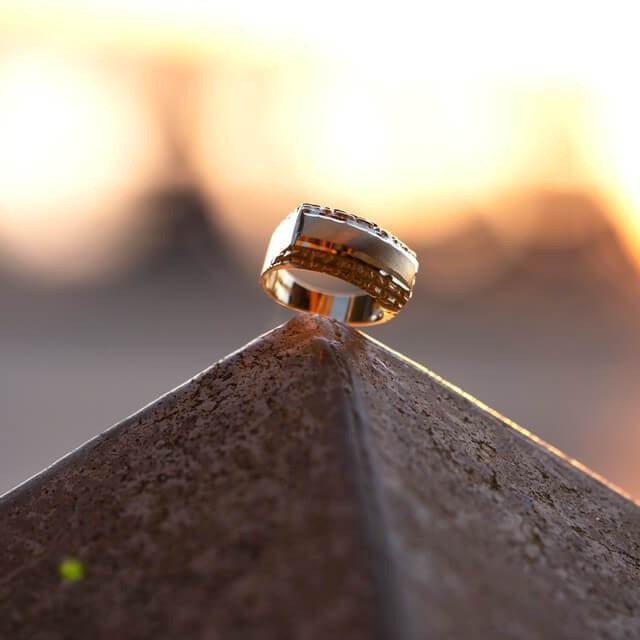 14K Nameplate Ring