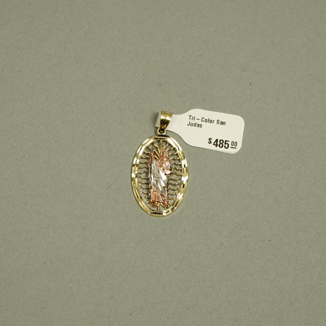 14K Tri-Color St.jude