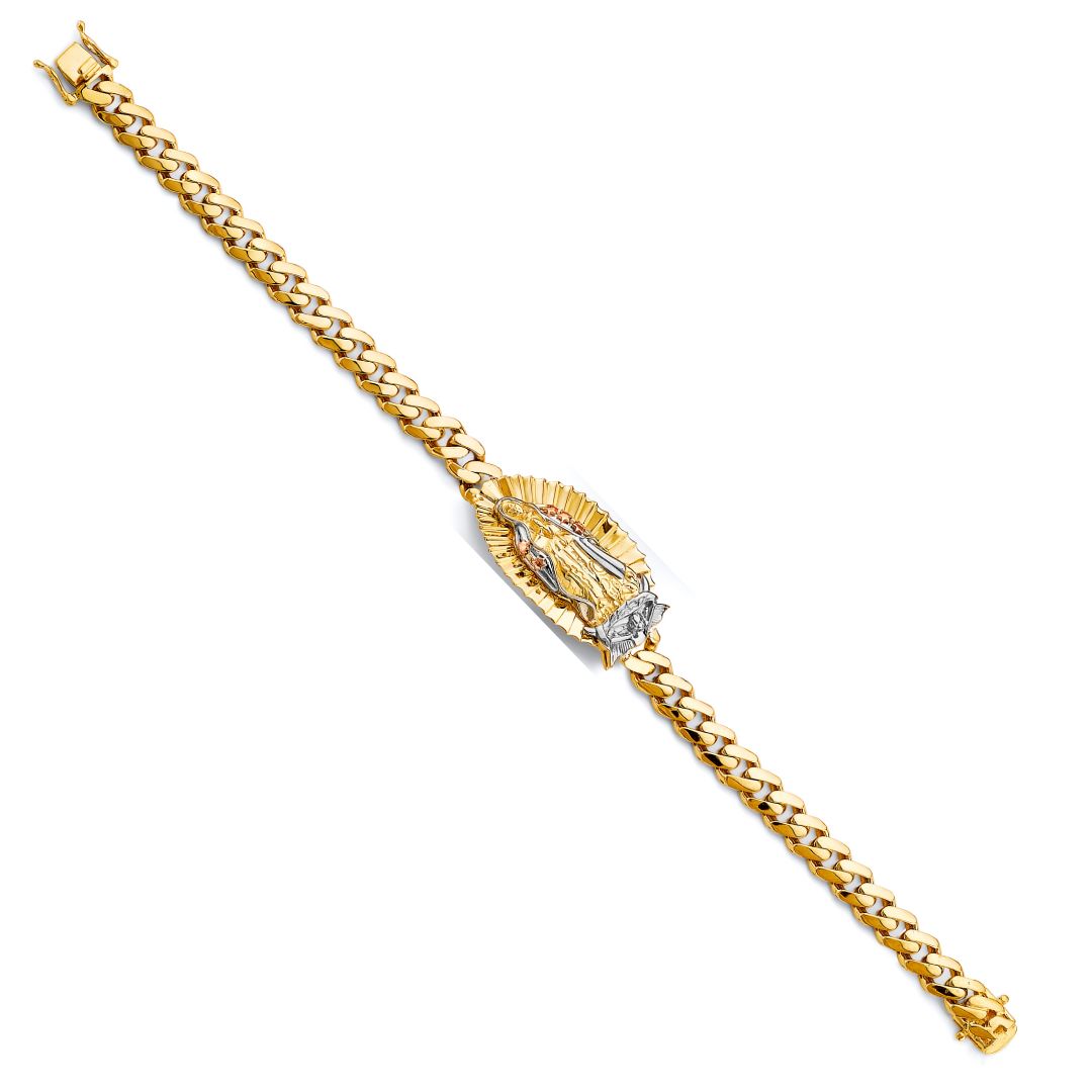 14K Virgen Maria Monaco Bracelet