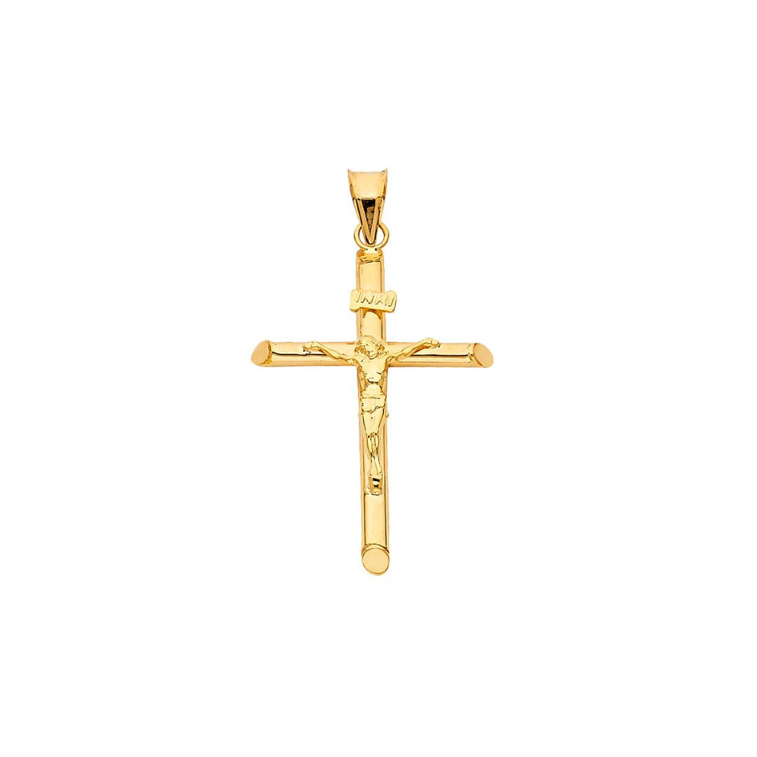 14K Small Rod Cross