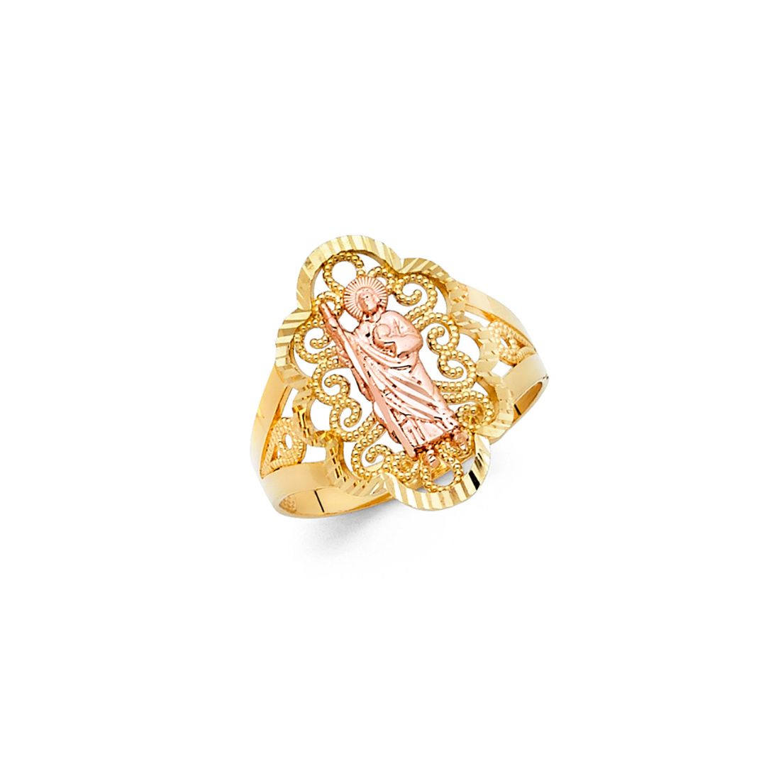 14K 3C RELIGIOUS RING