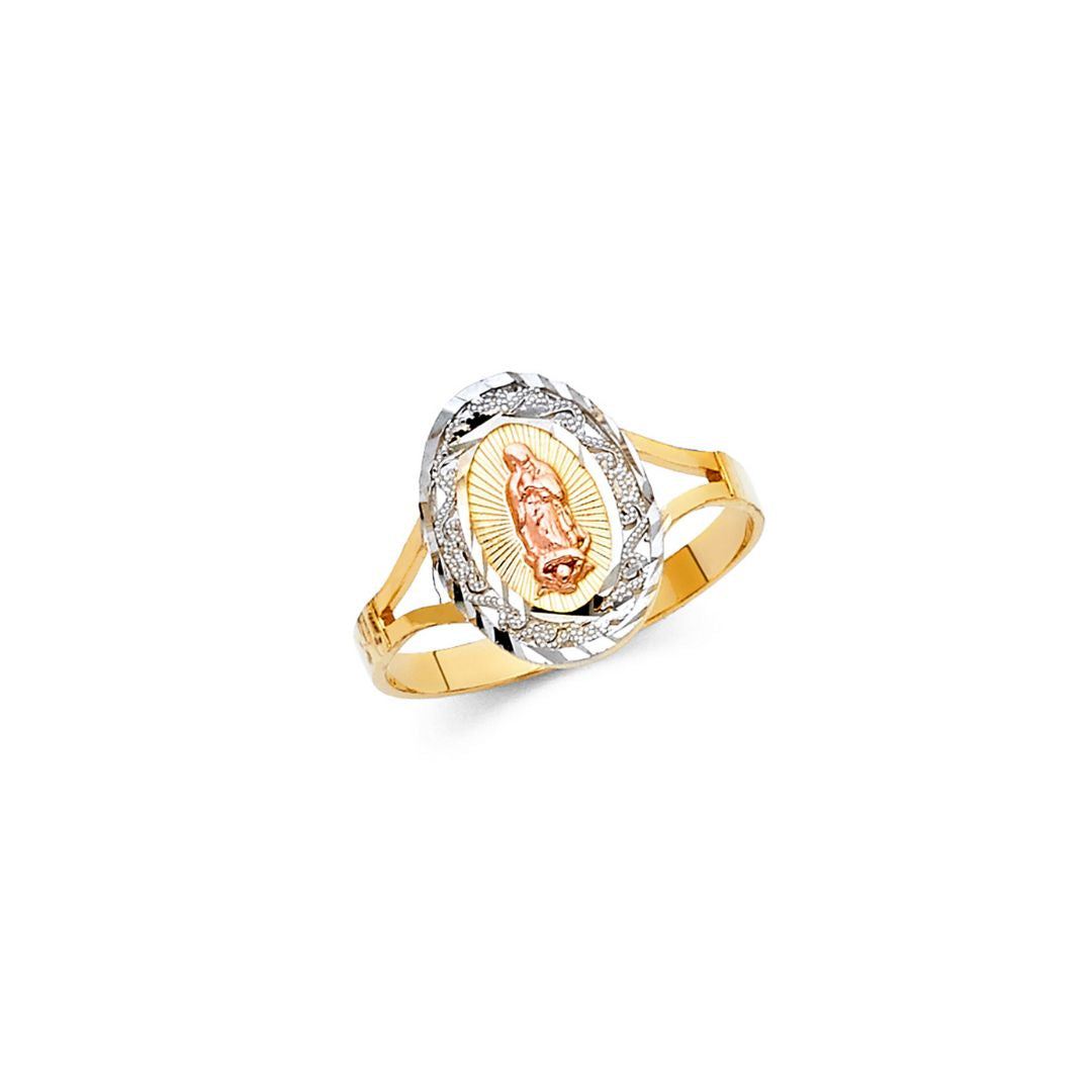 14k 3c Guadalupe ring