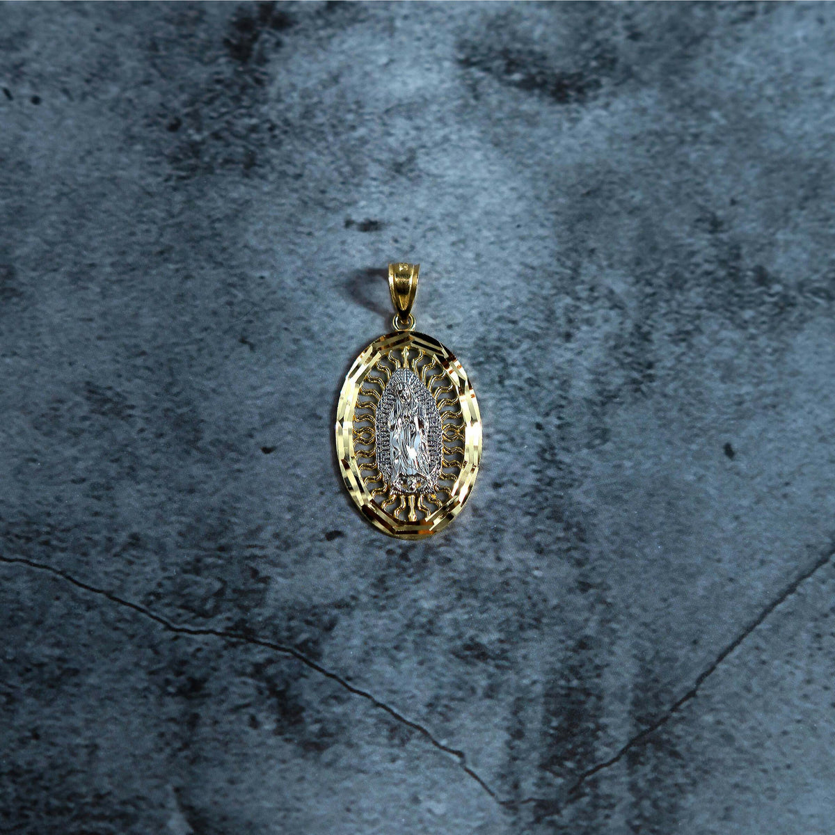2-Tone Oval Virgin Mary - Dynasty Collect